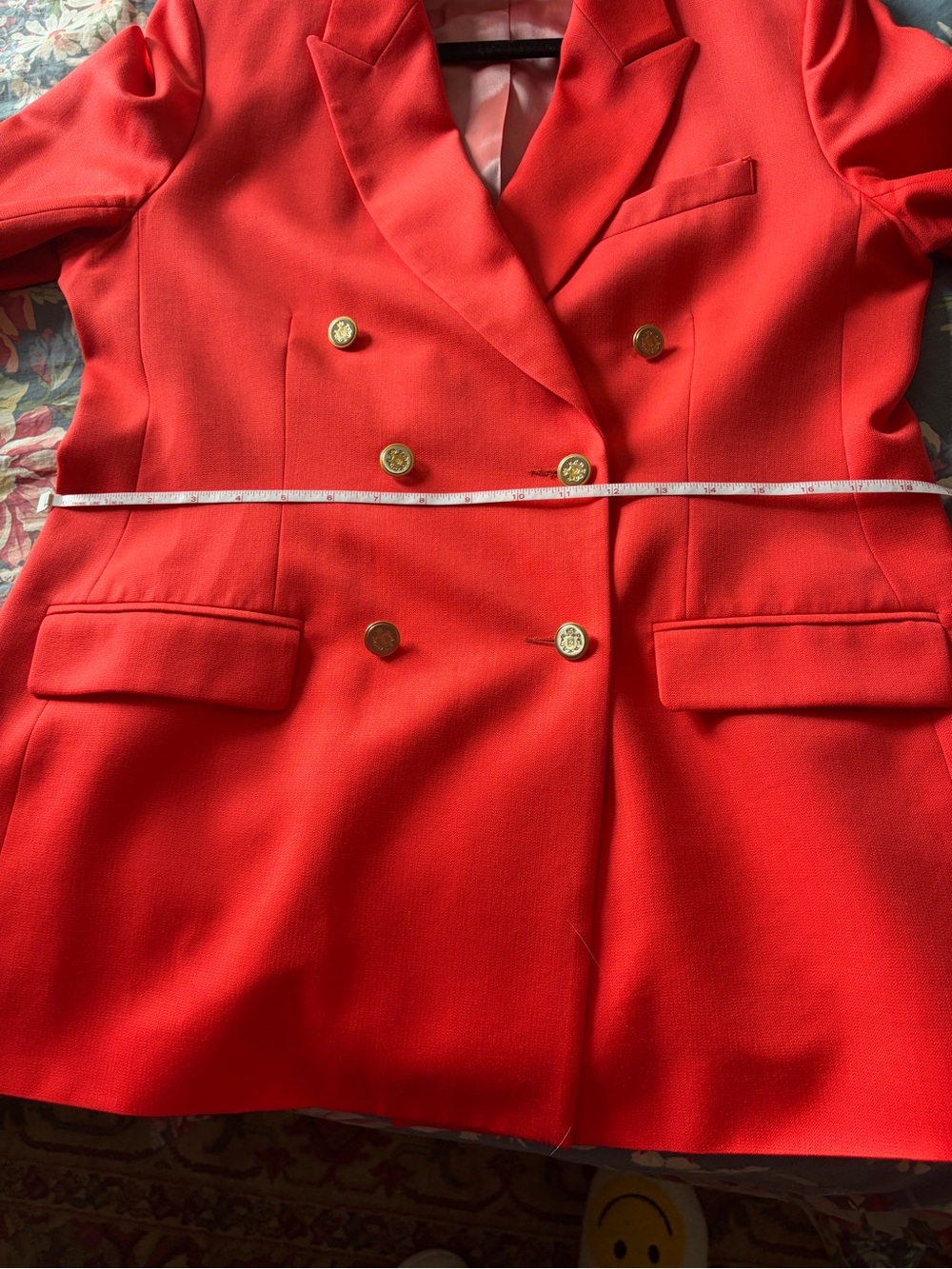 Austin Reed Coral-Orange Double-Breasted Blazer
#0091 - Picture 7 of 8
